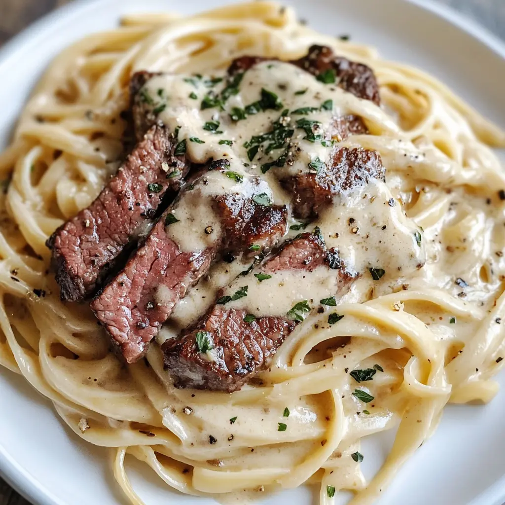 Steak Alfredo