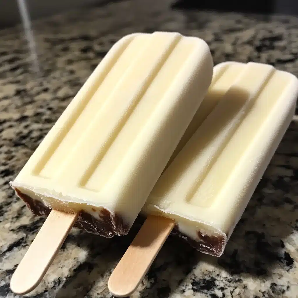 homemade eskimo pie popsicle
