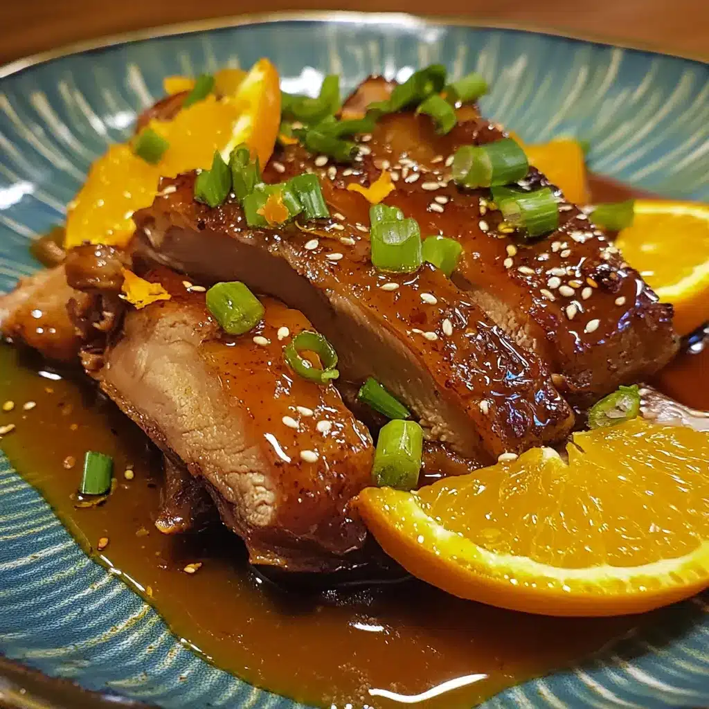 Spiced Roast Duck with Orange Glaze