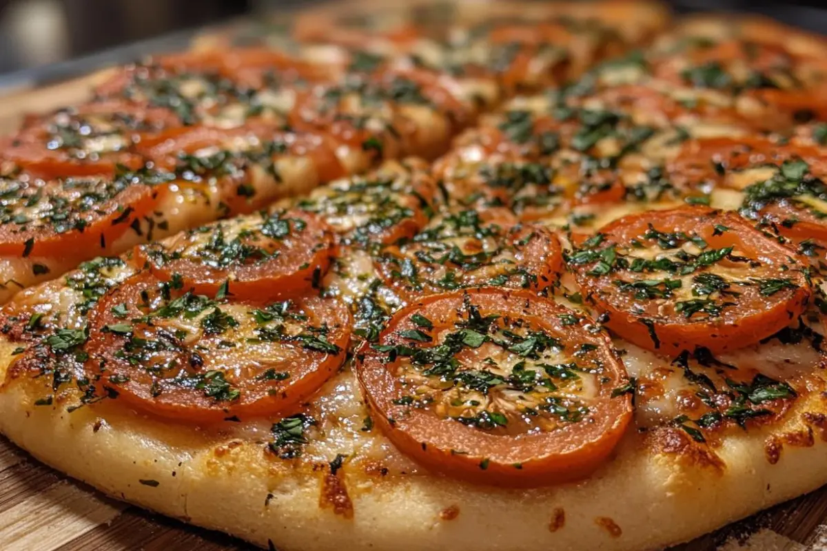 chimichur tomato pizza recipe