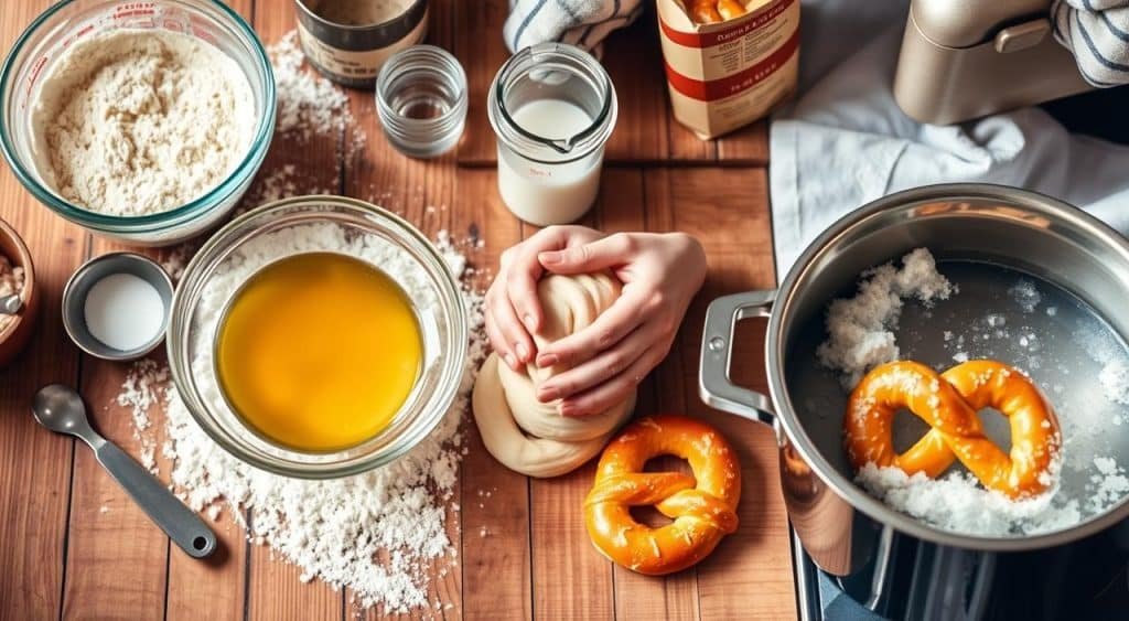Pretzel Dough Preparation Techniques