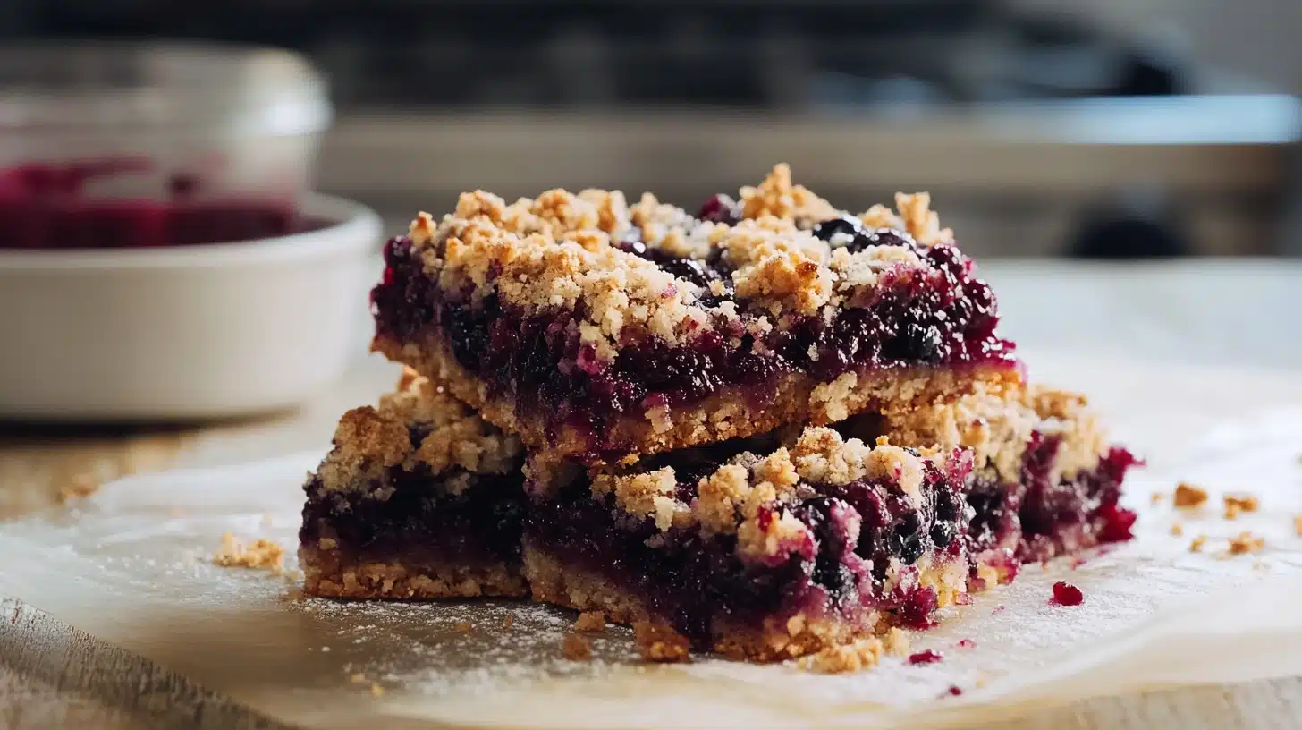 Blackberry Crumble Bars Recipe