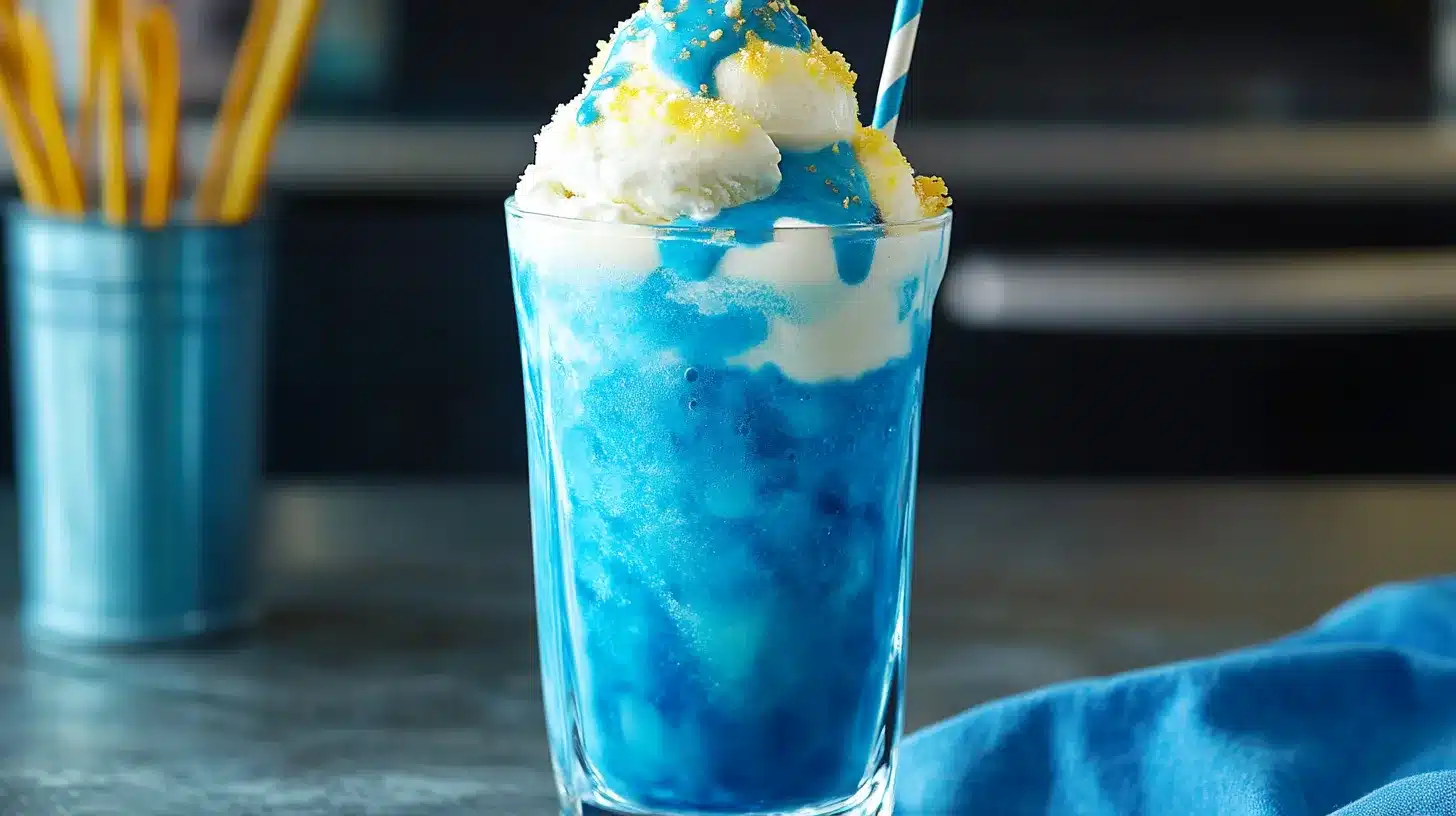 Blue Galaxy Ice Cream Float Recipe