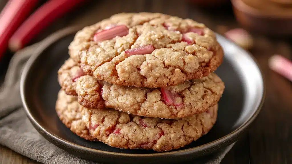 Brown Sugar Rhubarb Cookies Recipe