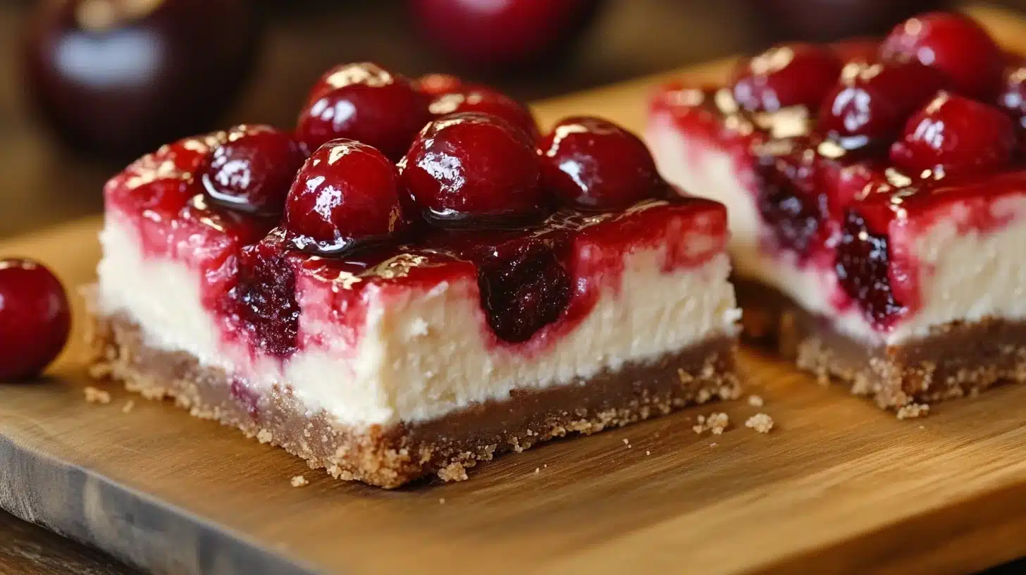 Cherry Cheesecake Bars Recipe