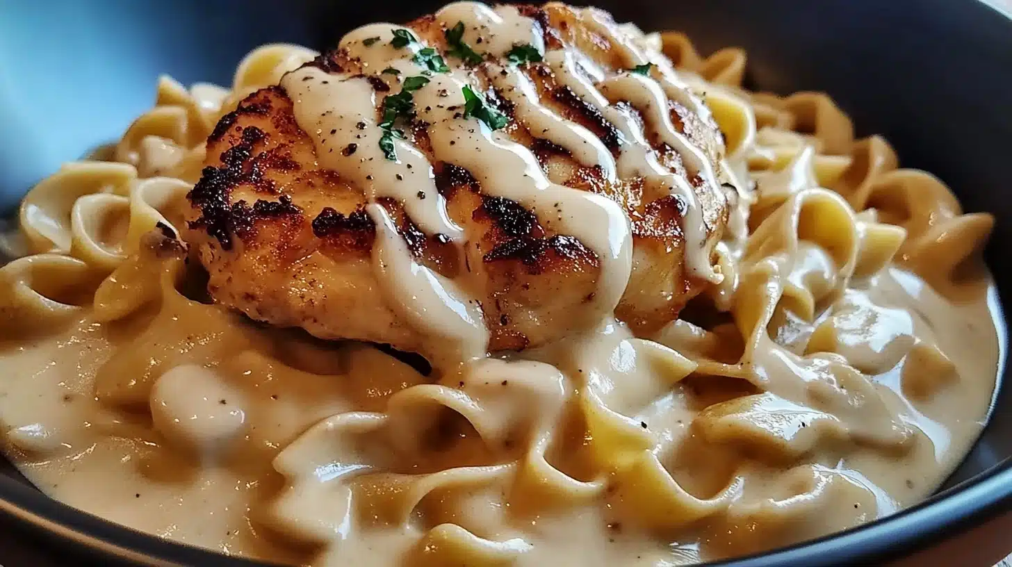 Chicken with Buttered Noodles