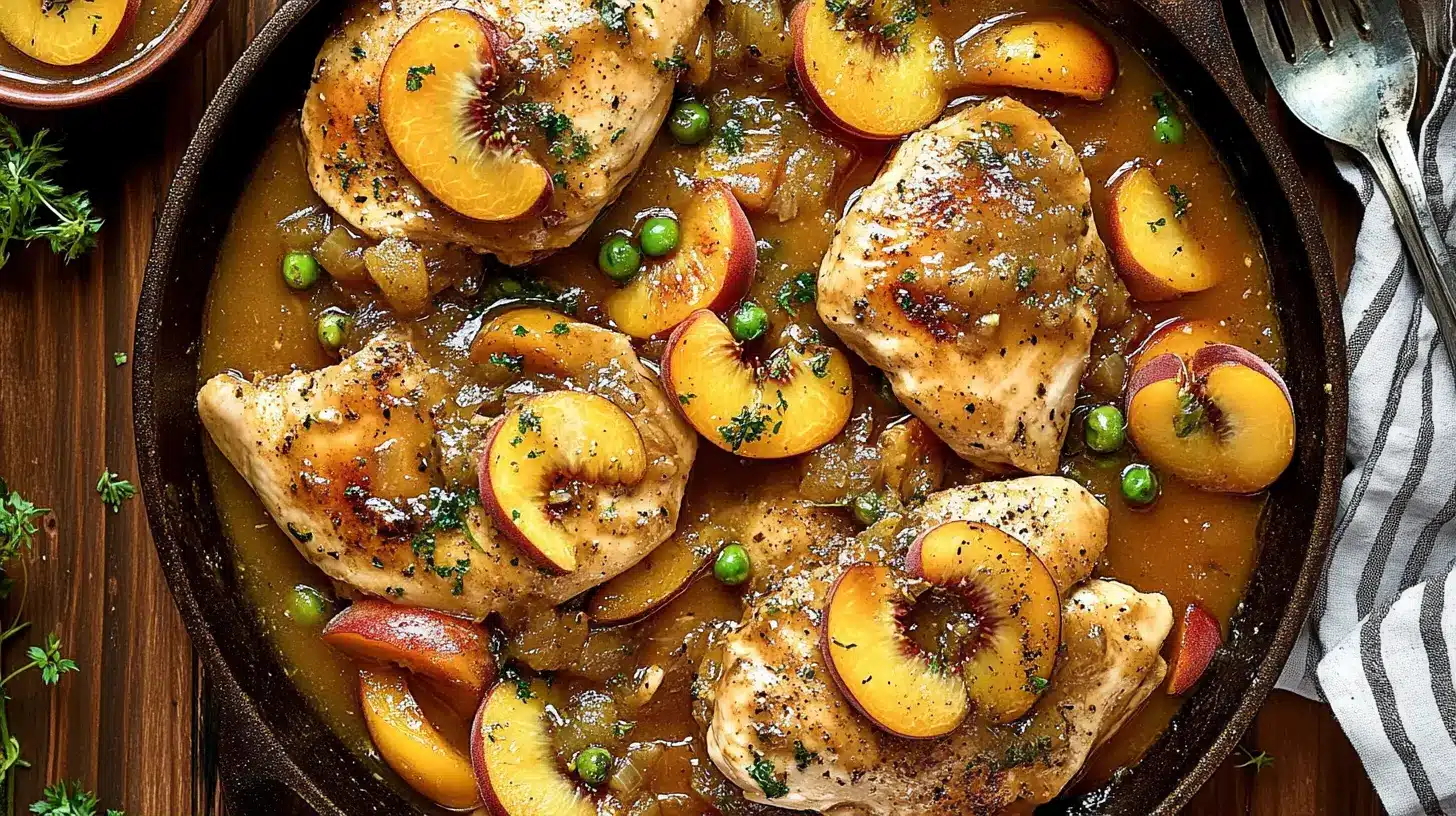 Chicken with Peaches Recipe