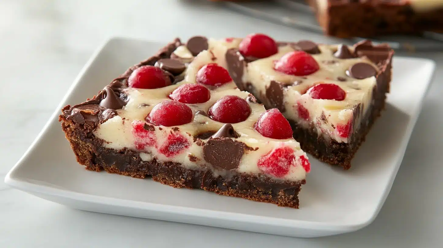Chocolate Chip Cherry Bars Recipe