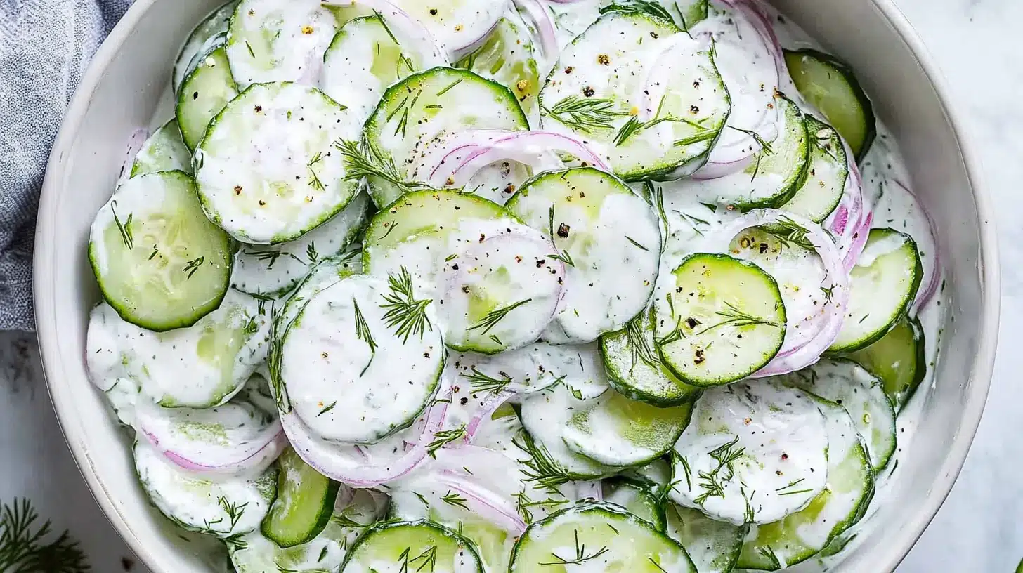 Creamy Cucumber Salad
