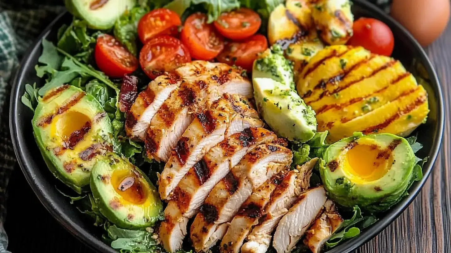 Paleo Grilled Chicken Cobb Salad