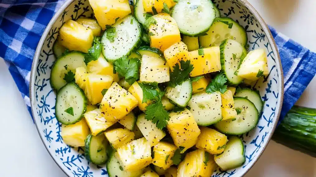 Pineapple Cucumber Salad Recipe