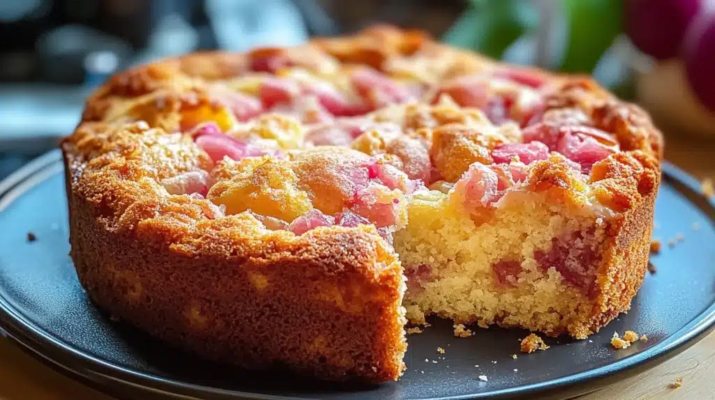 Rhubarb Cake Recipe