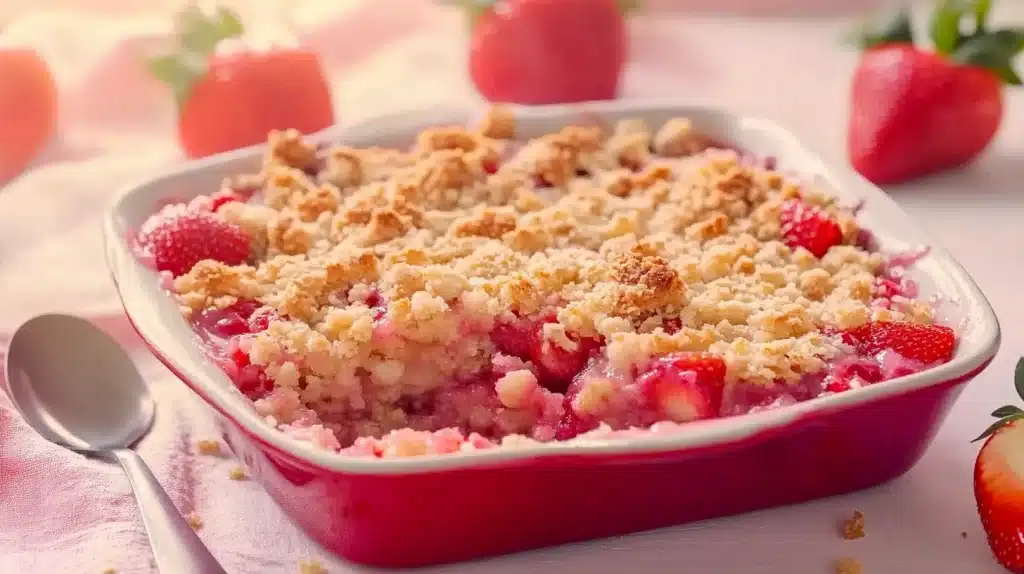 Strawberry Rhubarb Crumble Recipe