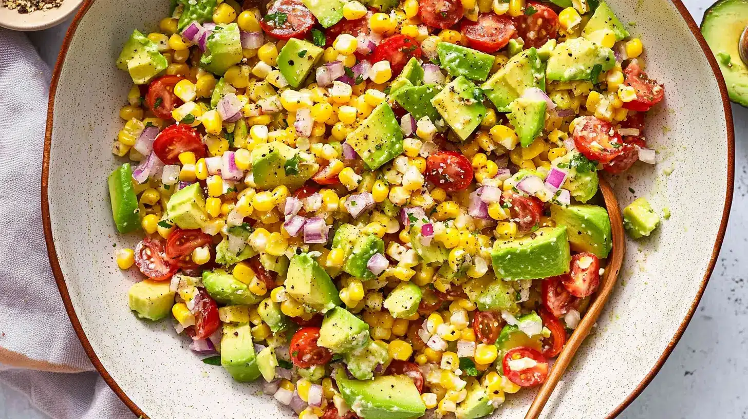 Summer Corn Salad with Avocado