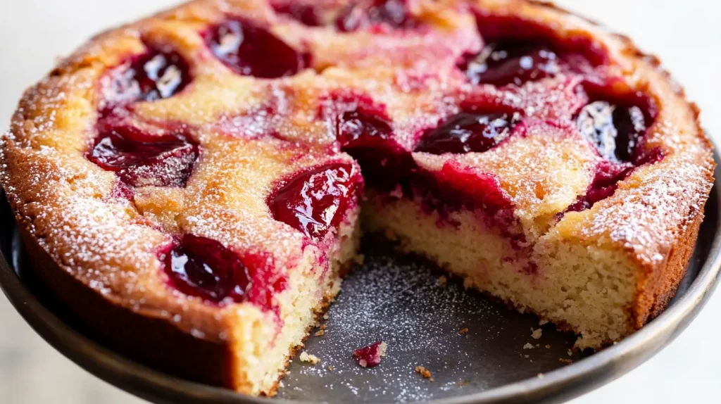 Yogurt Plum Cake Recipe