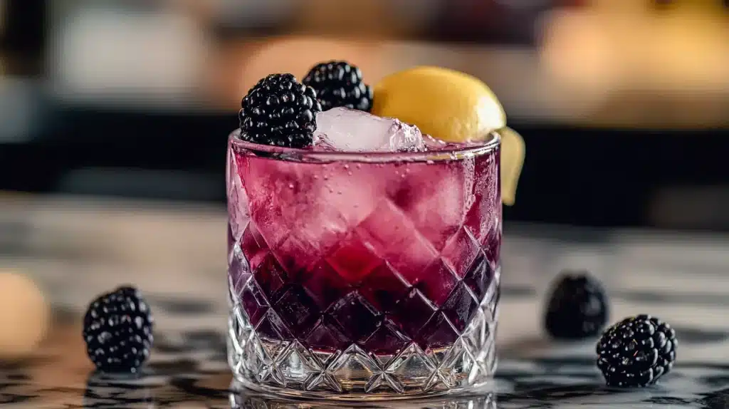 Blackberry Whiskey Sour Recipe