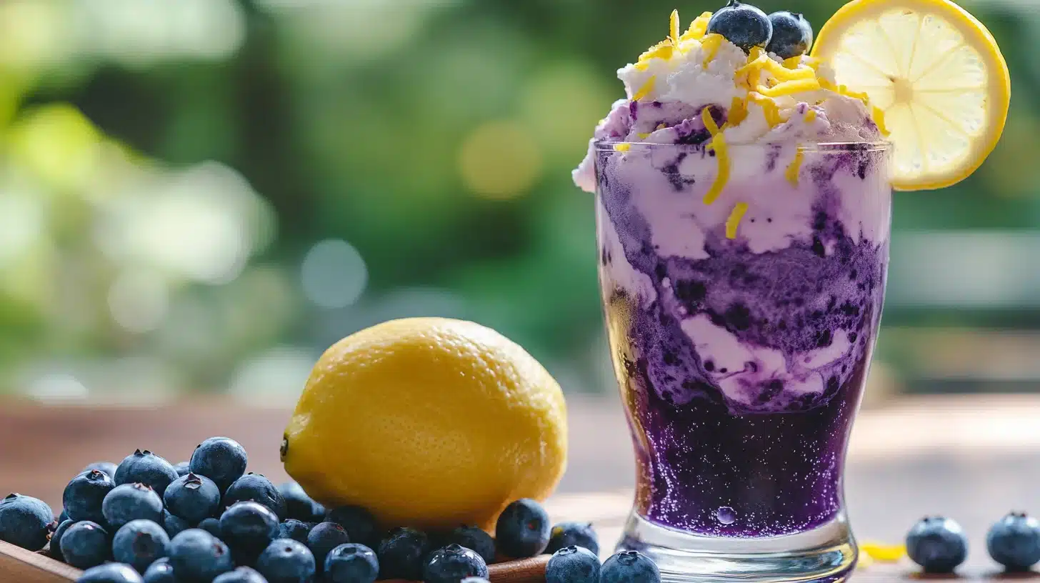 Blueberry Lemon Float Recipe