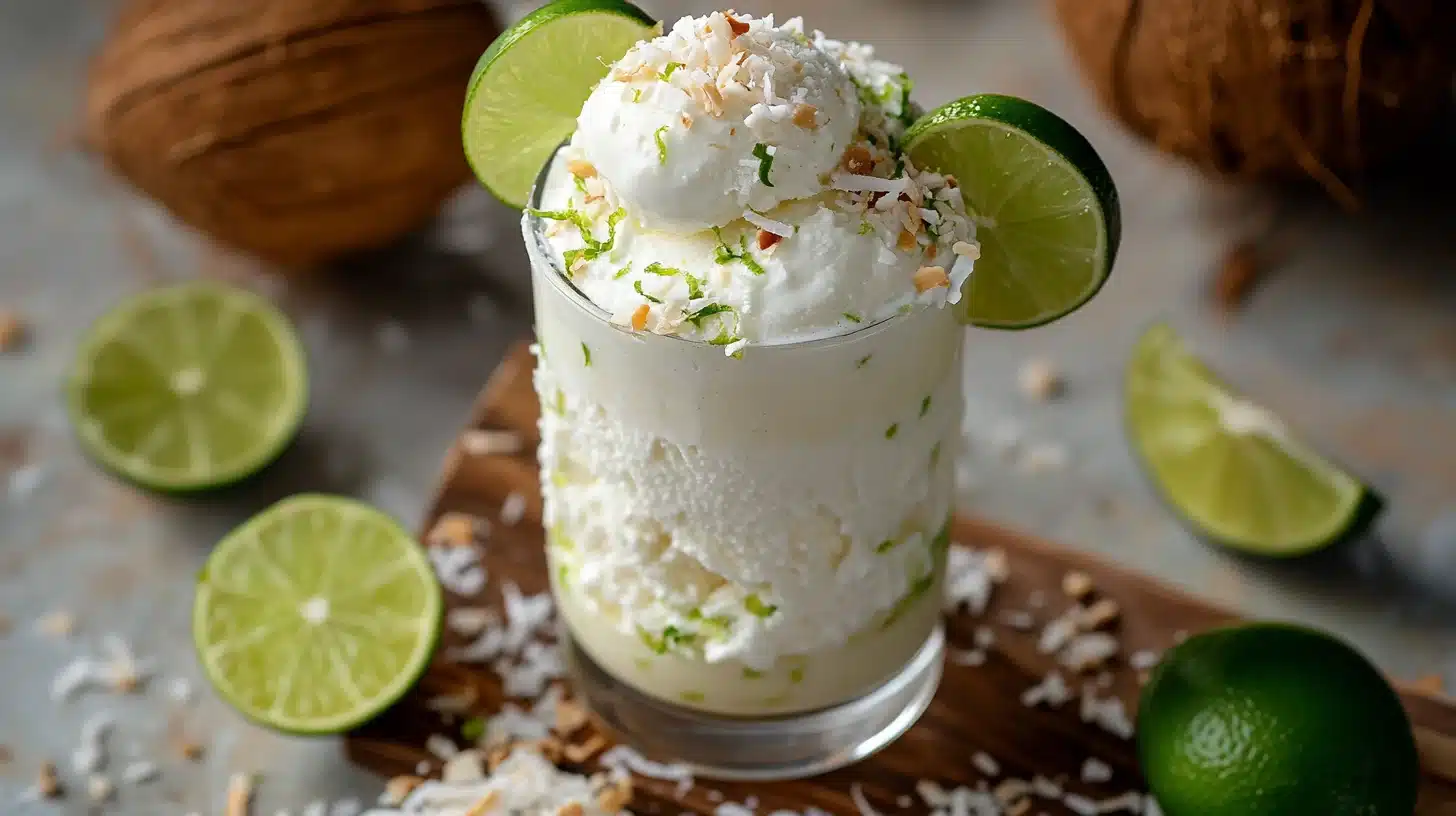 Coconut Lime Float Recipe