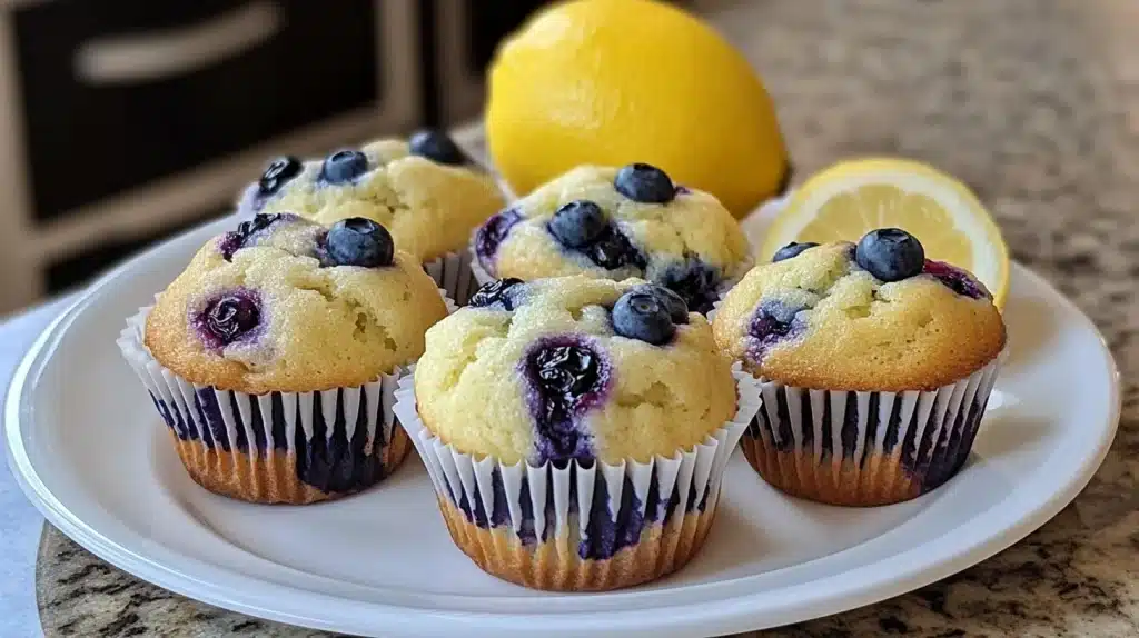 Lemon Blueberry Muffins Recipe