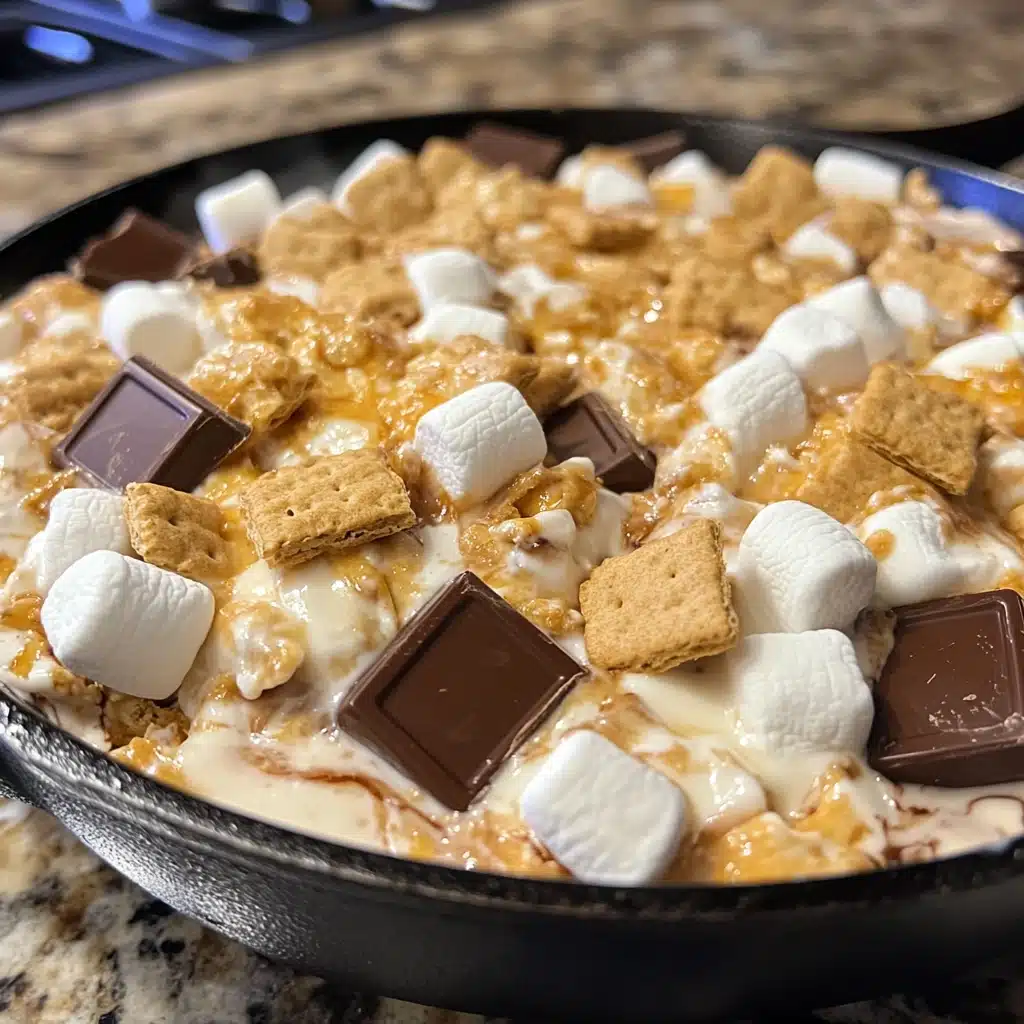 Messy S'mores Skillet Dip