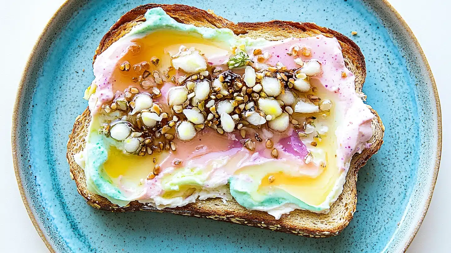 Pineberry Unicorn Toast Recipe