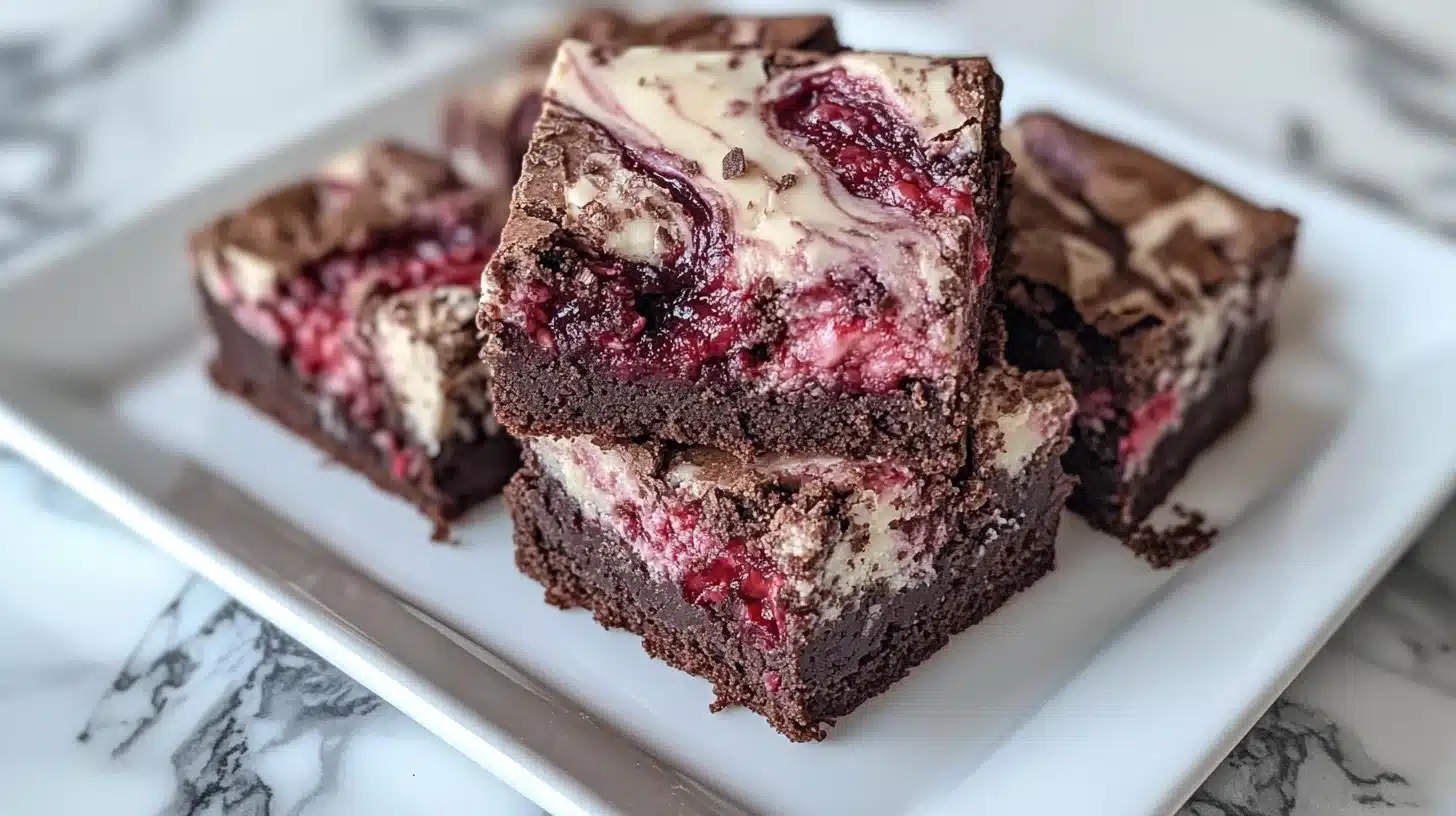 Raspberry Swirl Brownies Recipe