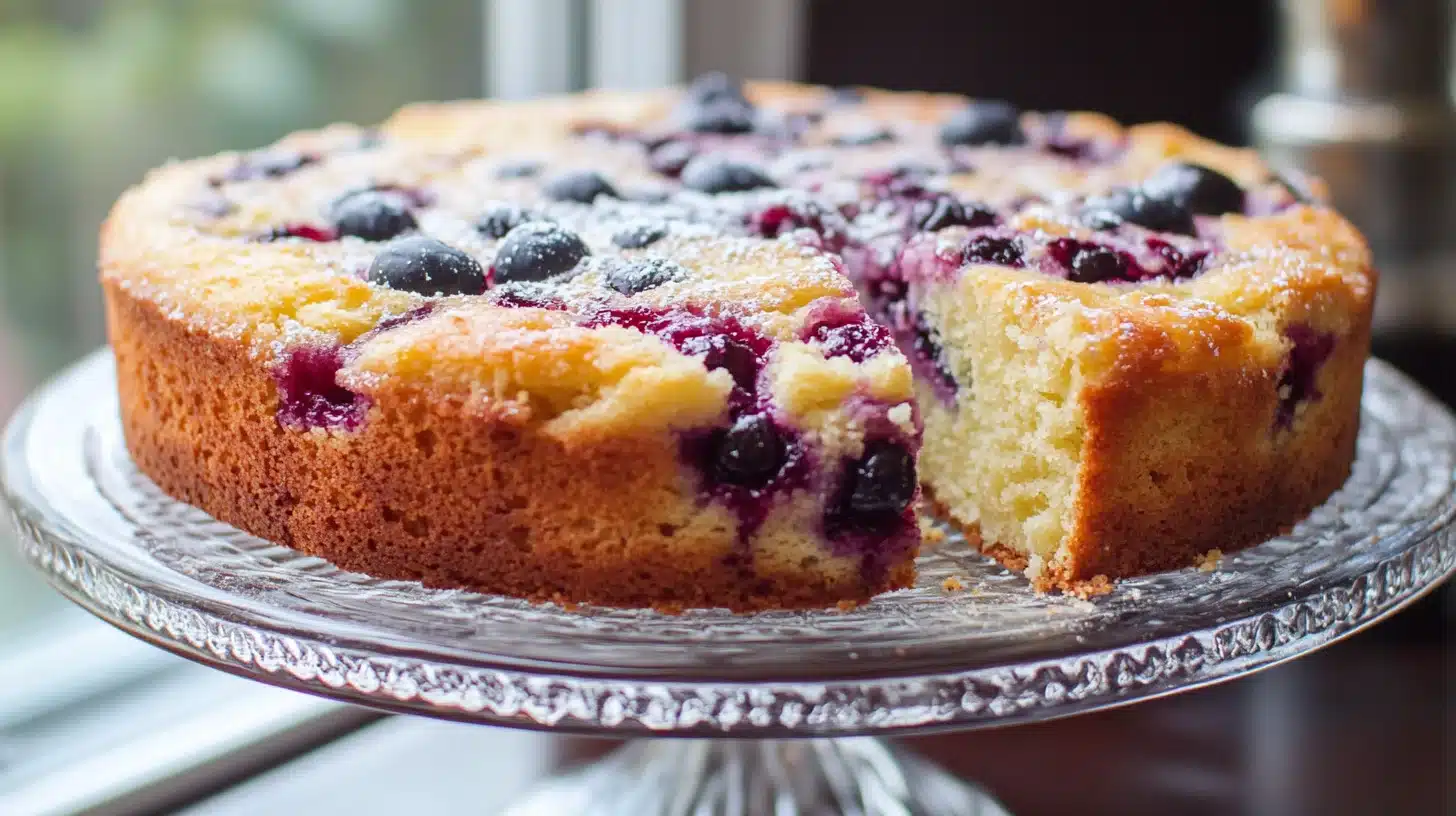 Strawberry Blueberry Cake Recipe
