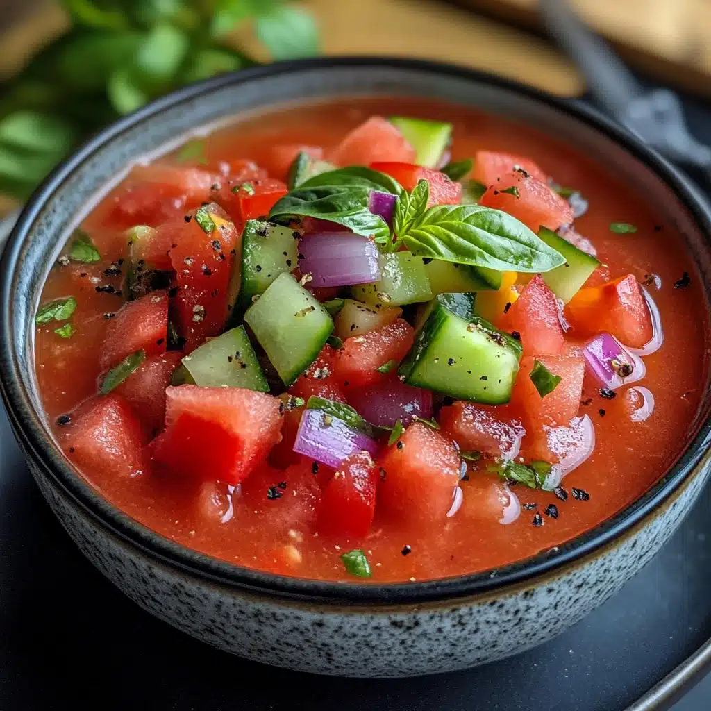 Watermelon Gazpacho Recipe