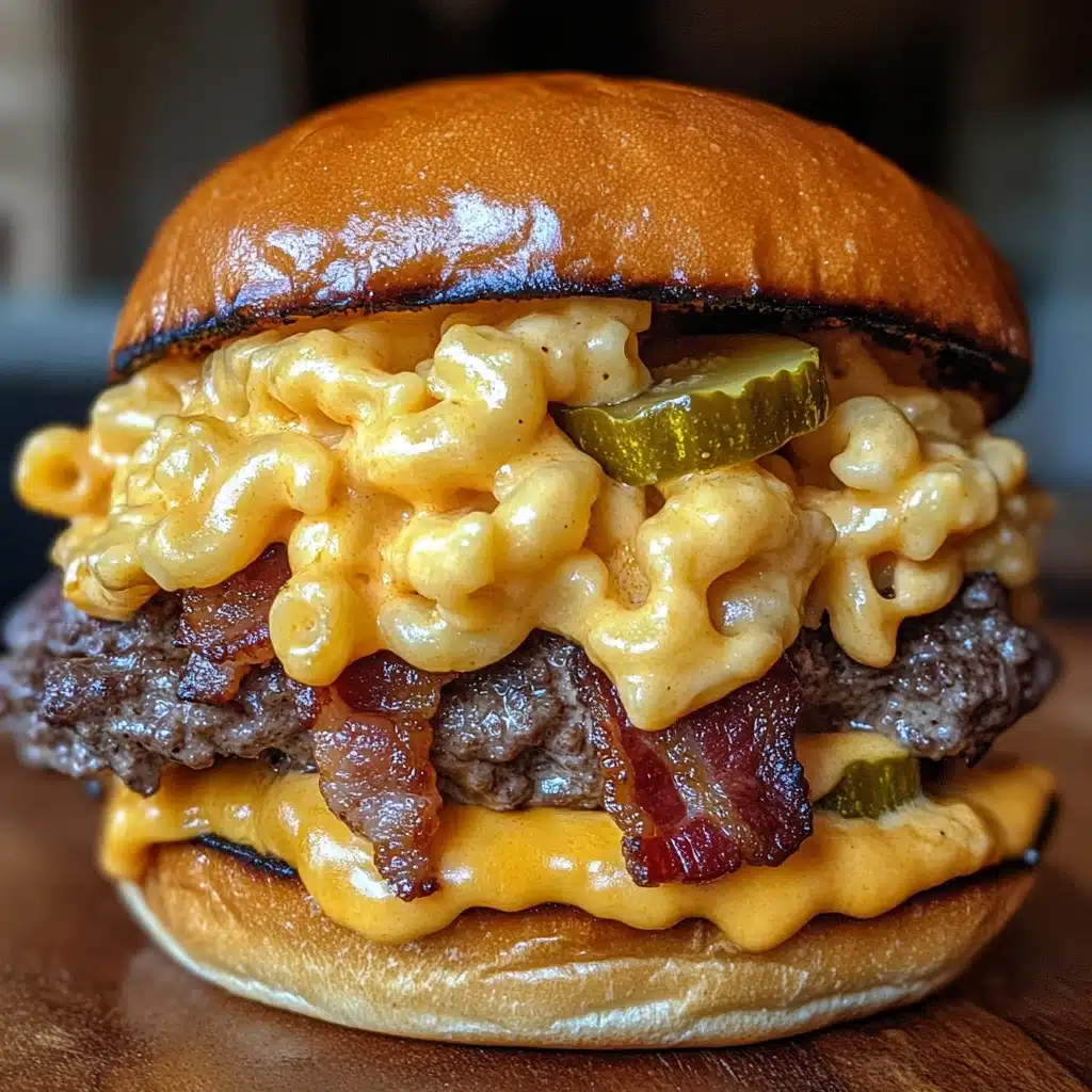 Bacon Mac & Cheese-Stuffed Burger Bomb