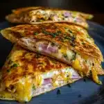 Chicken Cordon Bleu Quesadillas