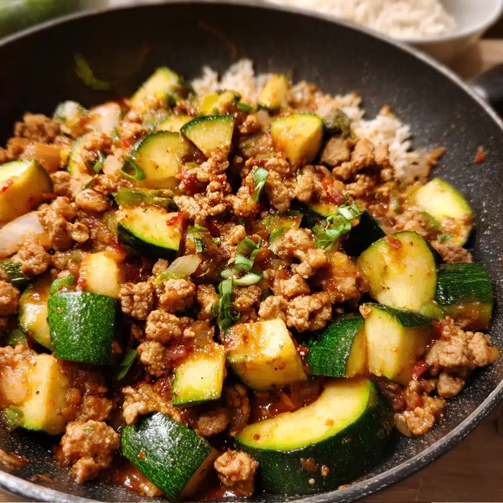 Ground Turkey and Zucchini Skillet