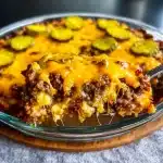 Keto Cheeseburger Casserole