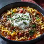 Lasagna soup