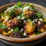 Mexican Street Corn Brussels Sprouts
