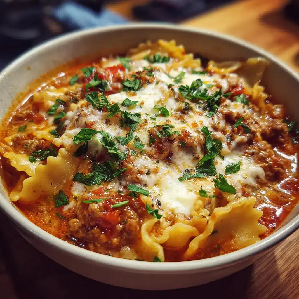 One pot Lasagna soup