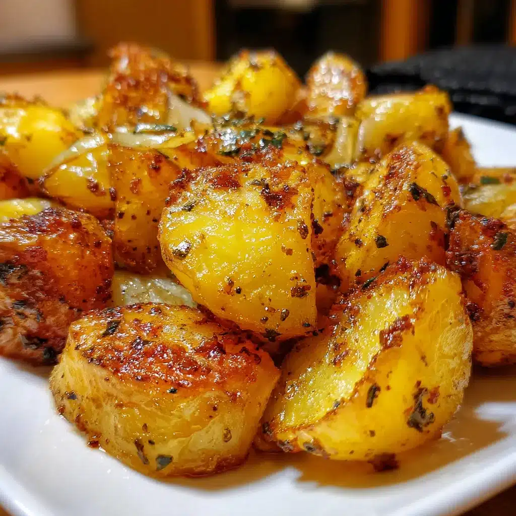 Oven Fried Potatoes & Onions