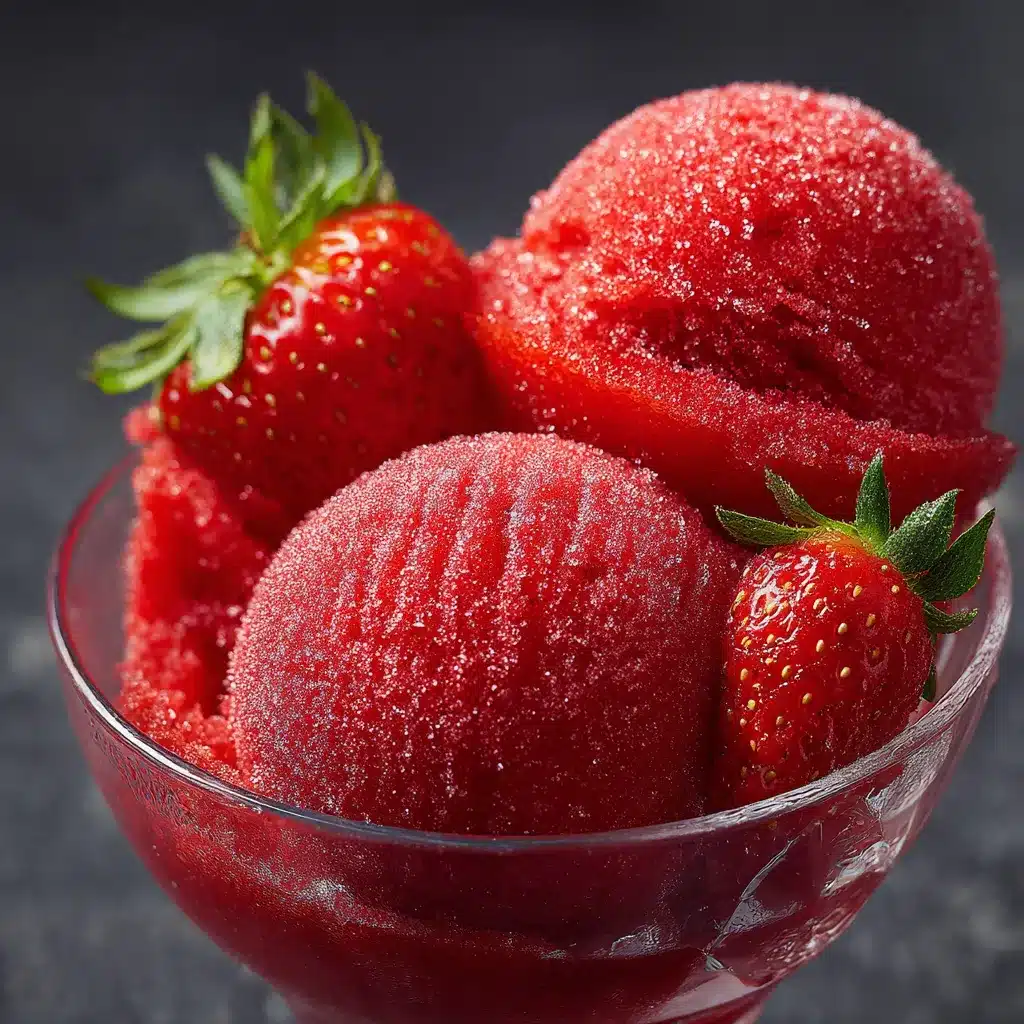 Strawberry Sorbet recipe
