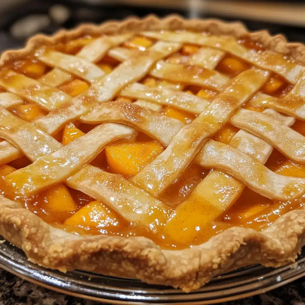 fresh peach pie recipe