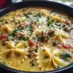 Alfredo Lasagna Soup