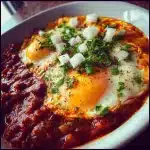 Breakfast Chili and Eggs