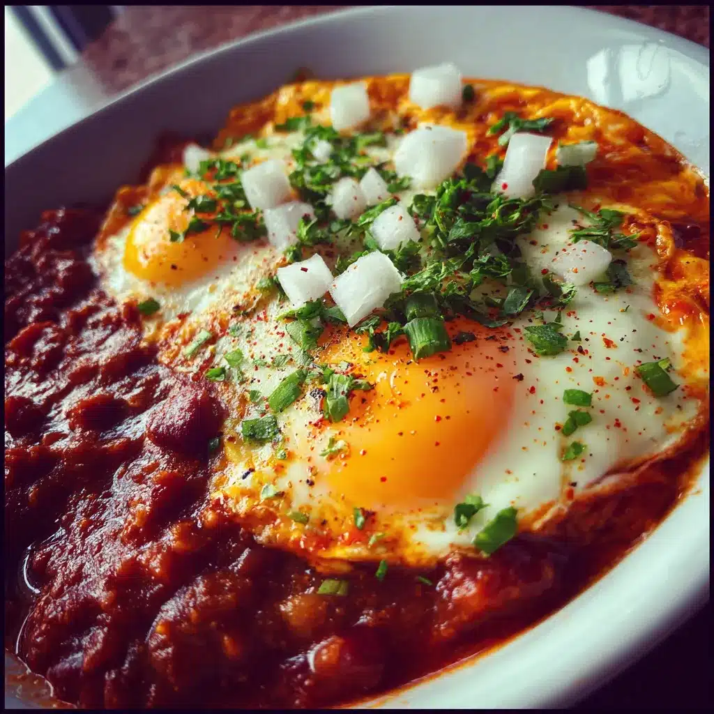 Breakfast Chili and Eggs