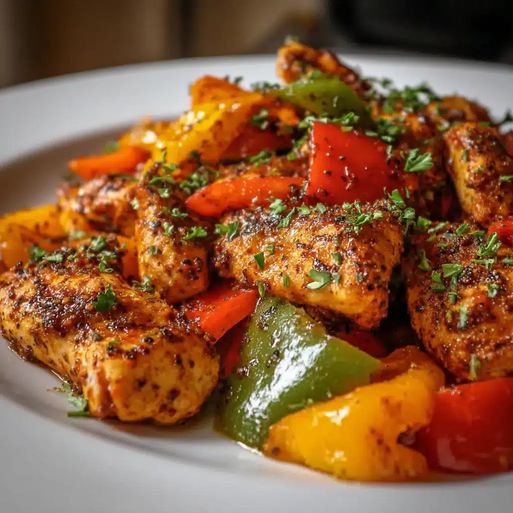 Cajun Chicken with Sweet Bell Peppers