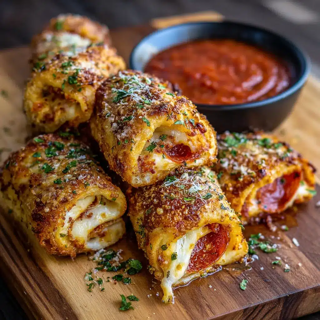 Cheesy Pepperoni Pizza Roll Ups
