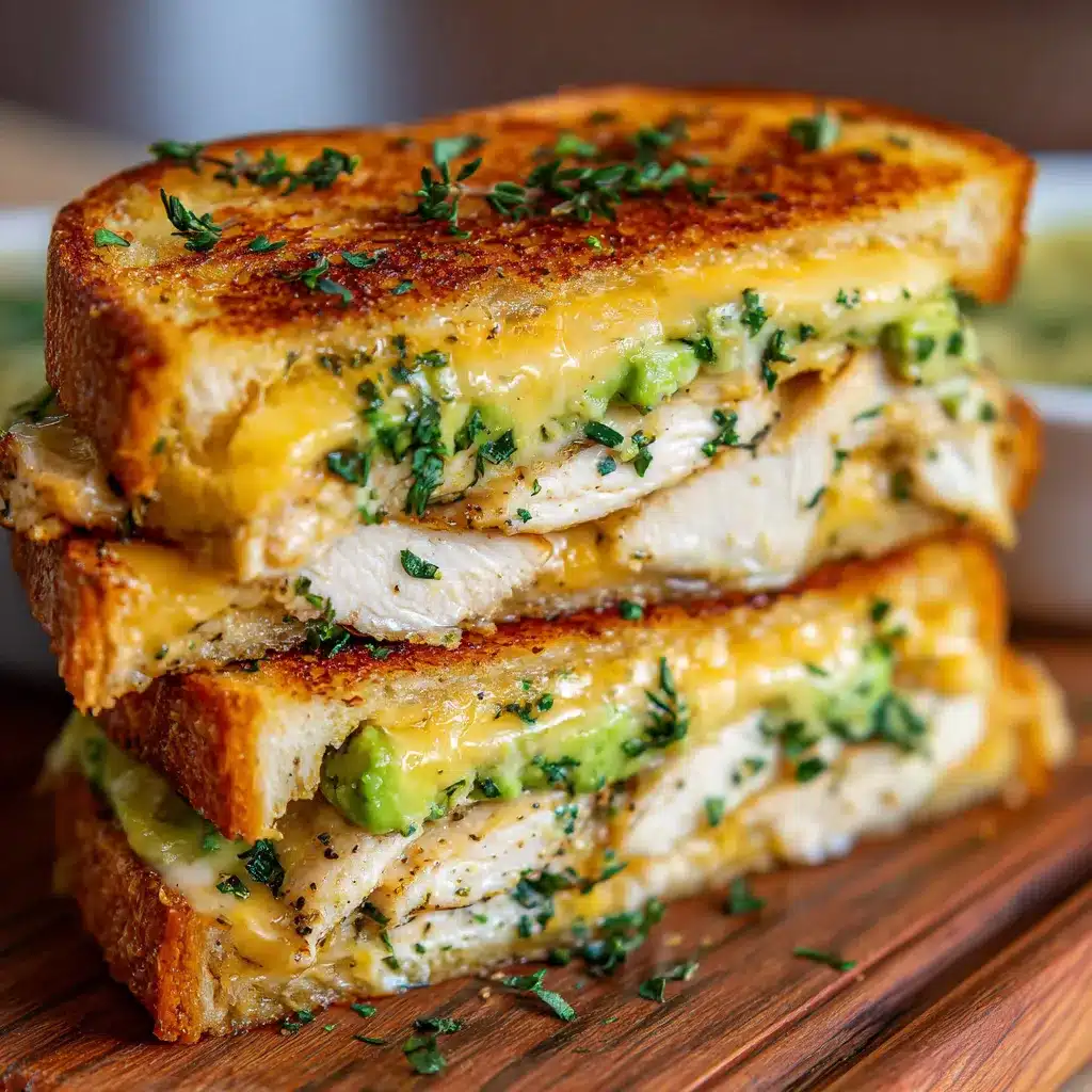 Chicken Avocado Melt Sandwich