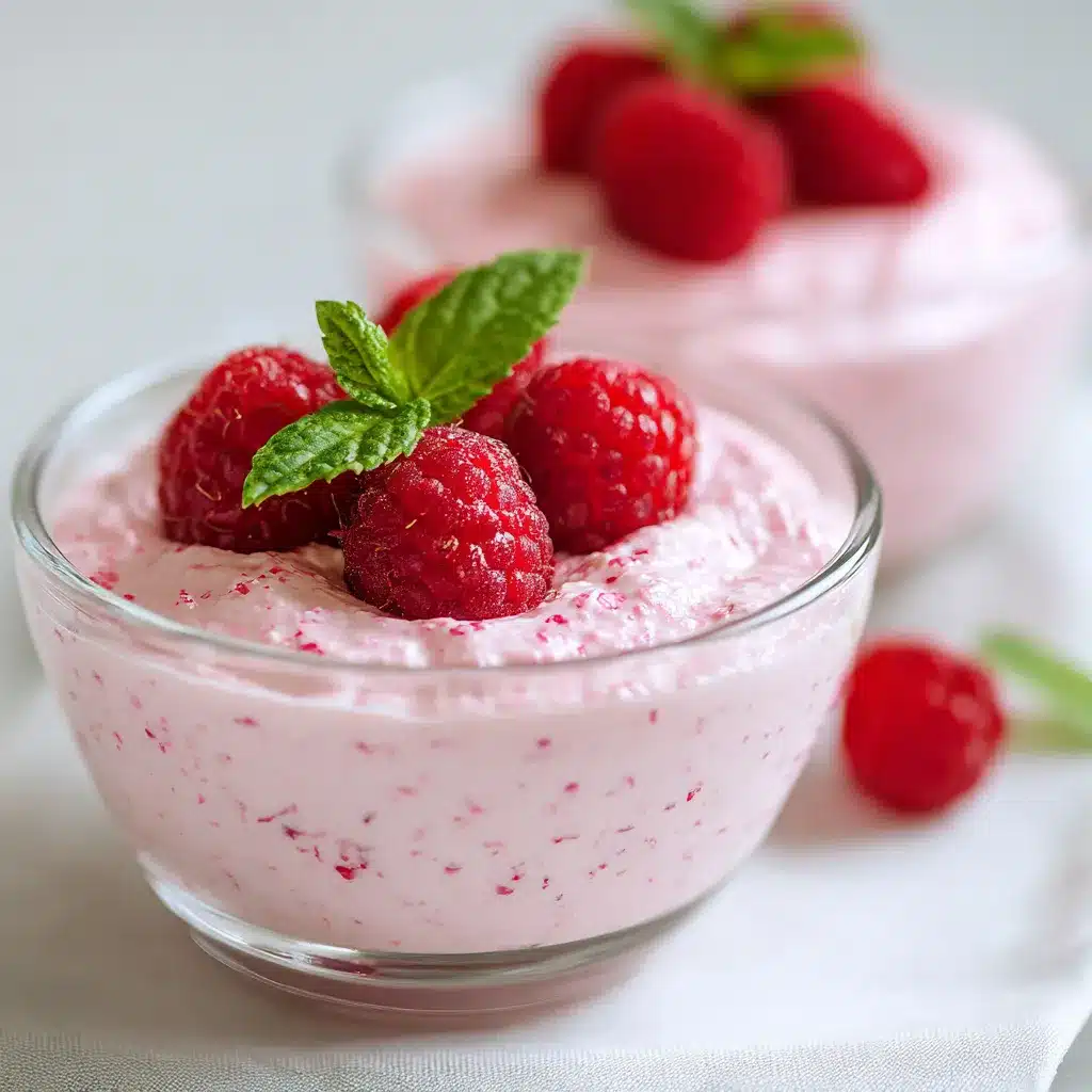 Cottage Cheese Raspberry Mousse