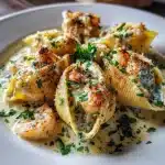 Creamy Seafood Stuffed Shells