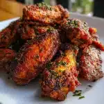 Crispy Dry Rub Chicken Wings