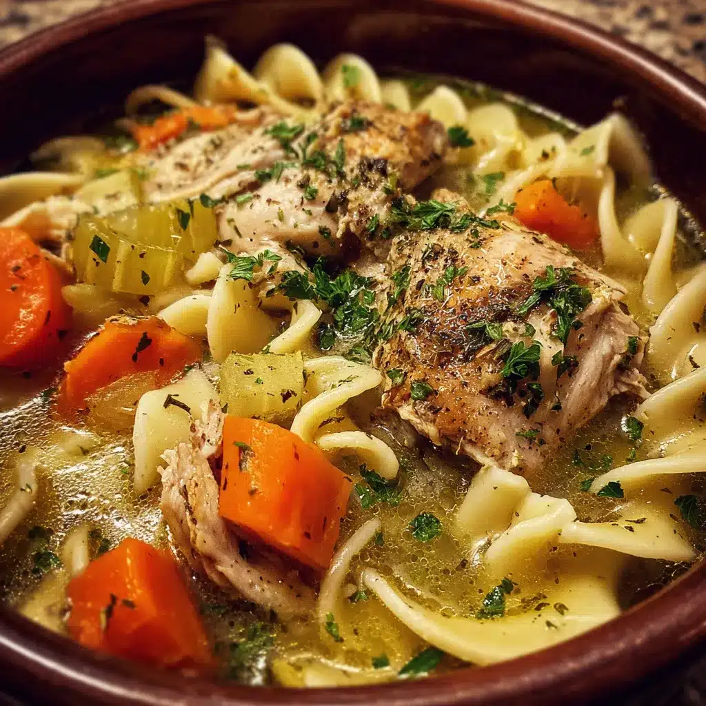 Crockpot Chicken Noodle Soup