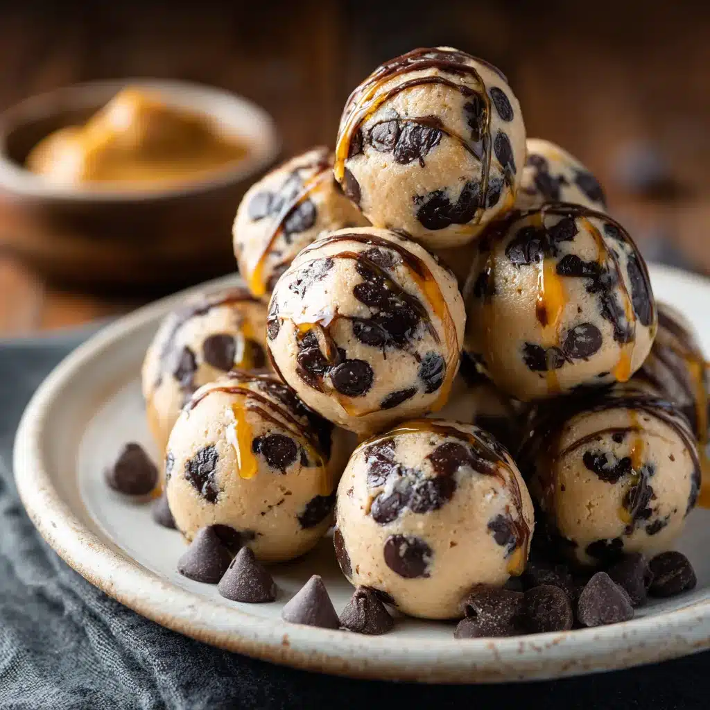 Frozen Greek Yogurt Peanut Butter Bites with Chocolate Chips