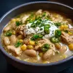 Healthy White Chicken Chili